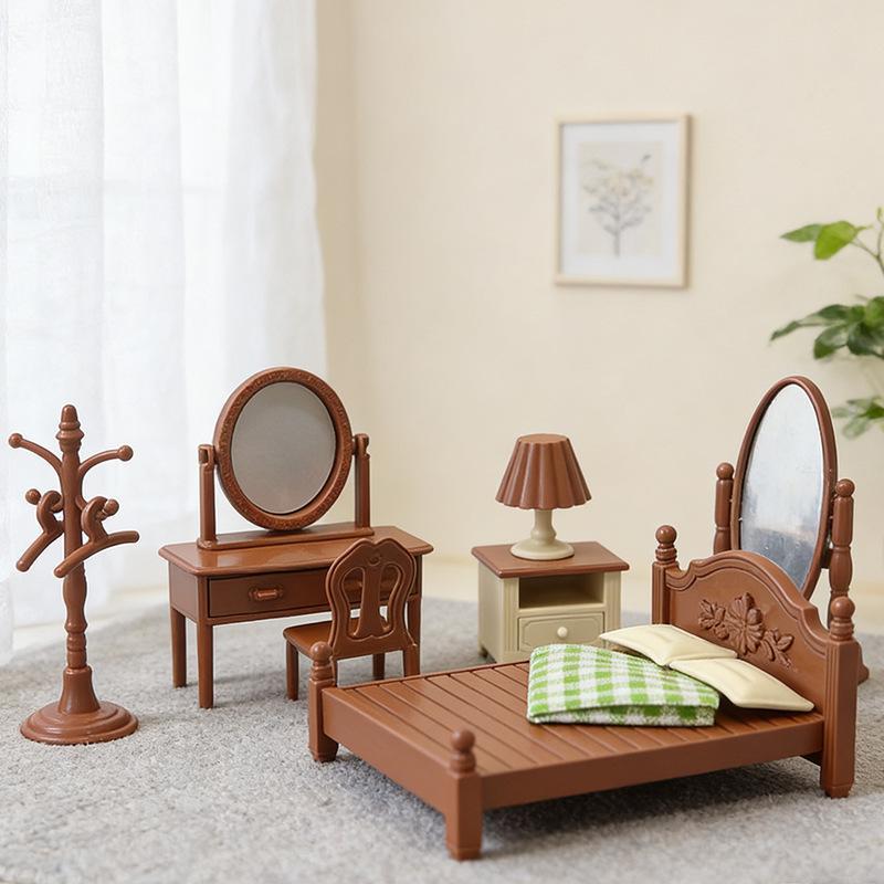 Bedroom Furniture - Новый набор миниатюрной мебели для кукольного