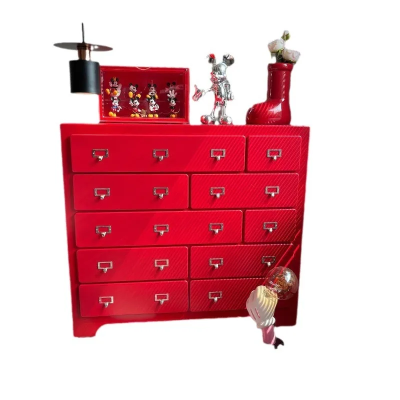 Storage - Розовые шкафы-комоды из массива дерева, простой
