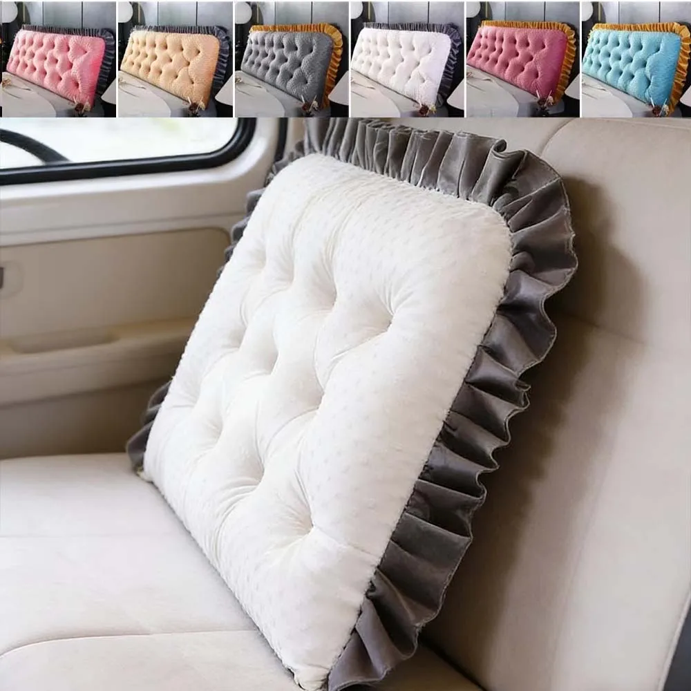 Headboard Cushion Backrest Tatami - Подушка для изголовья кровати с рюшами,