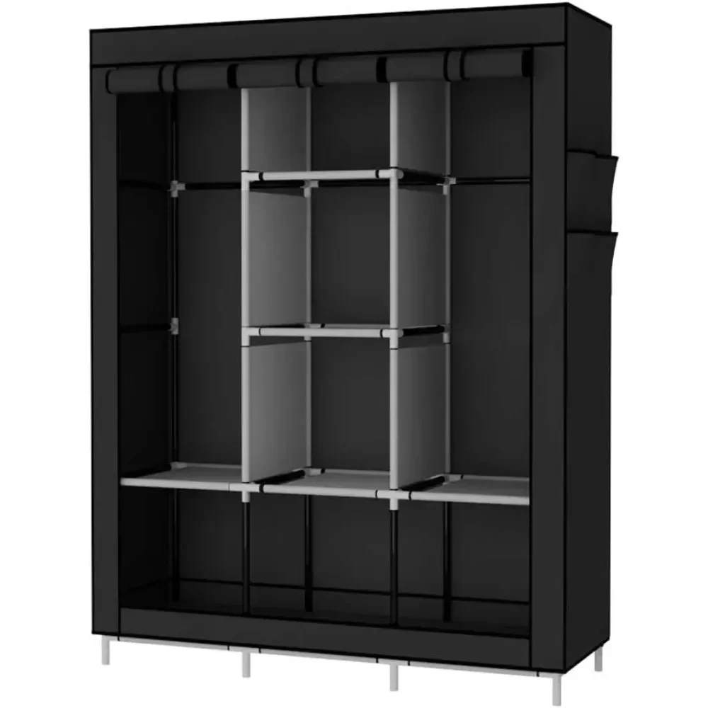 Wardrobe Closet Portable Fabric Cover - Портативный гардероб-органайзер для одежды с чехлом