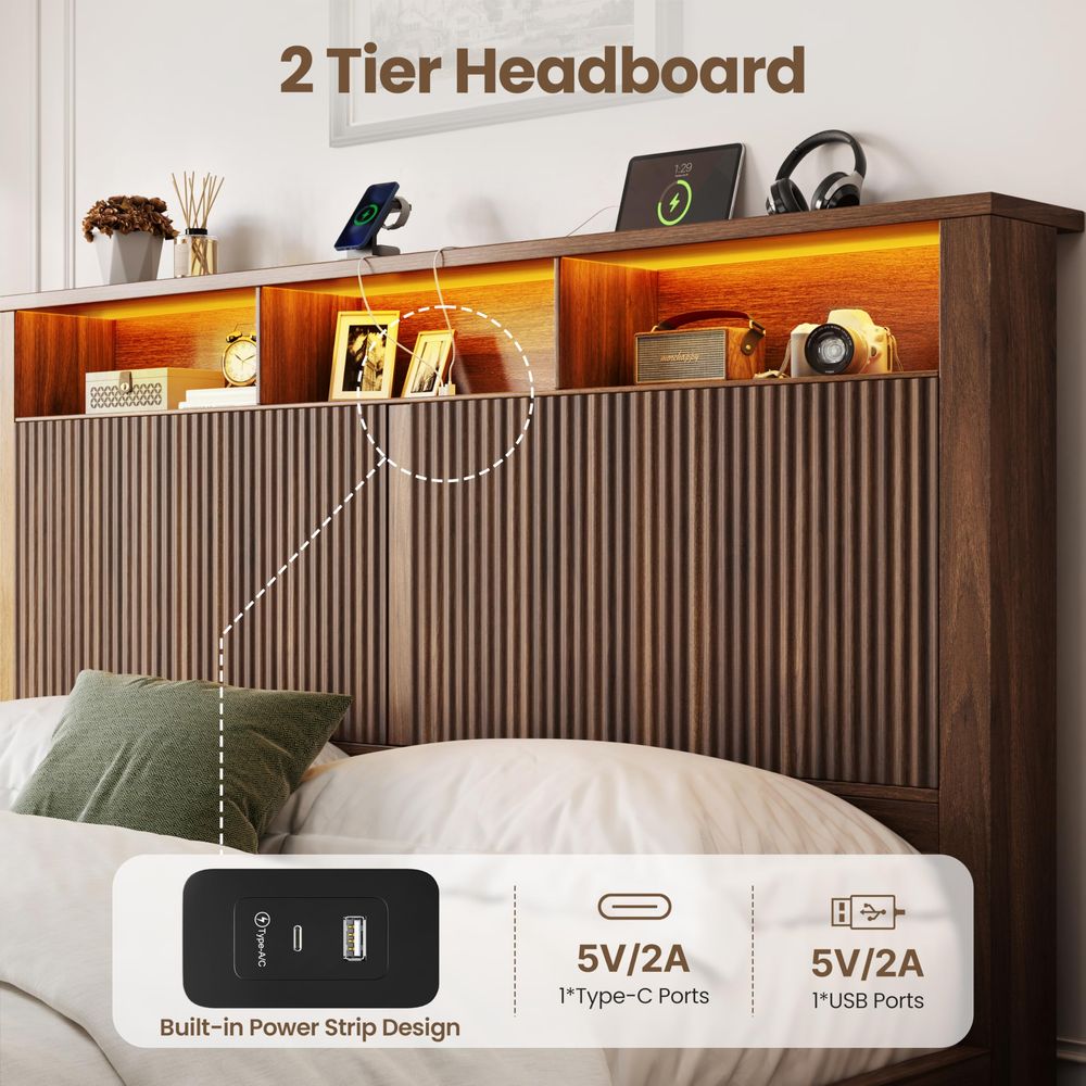 Каркас кровати размера «king-s – обзор и цена King Size Bed Frame With Storage Drawers