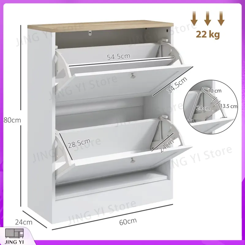 Узкий шкаф для обуви с 2 откид – обзор и цена Shoe Rack Cabinet Narrow Entryway