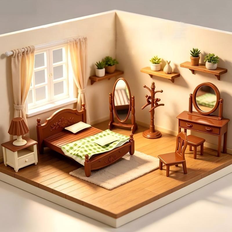 Новый набор миниатюрной мебели – обзор и цена Bedroom Furniture