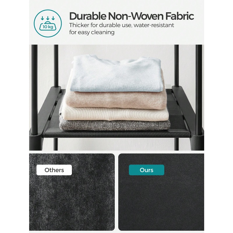 Черный шкаф для одежды, перено – обзор и цена Wardrobe Closet Portable Fabric Cover