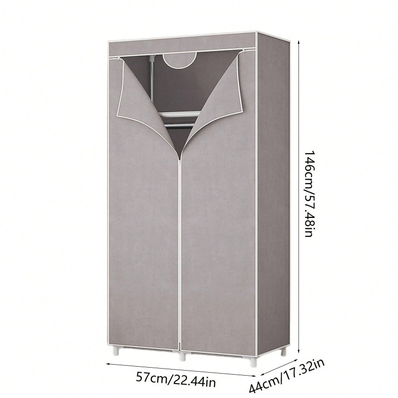 Красный/Серый/Синий/Кофейный п – обзор и цена Wardrobe Closet Portable Fabric Cover