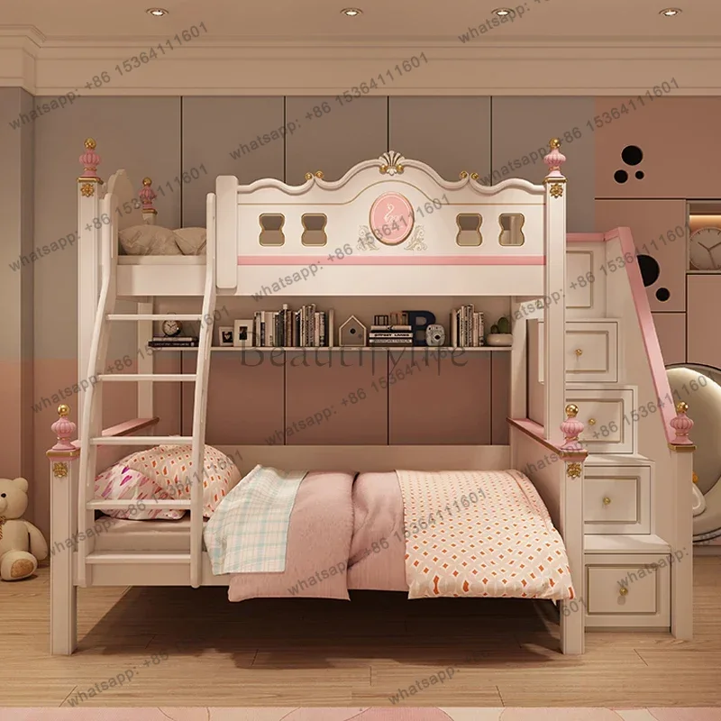 Современные роскошные двухъяру – обзор и цена Bunk Bed With Stairs And Slide
