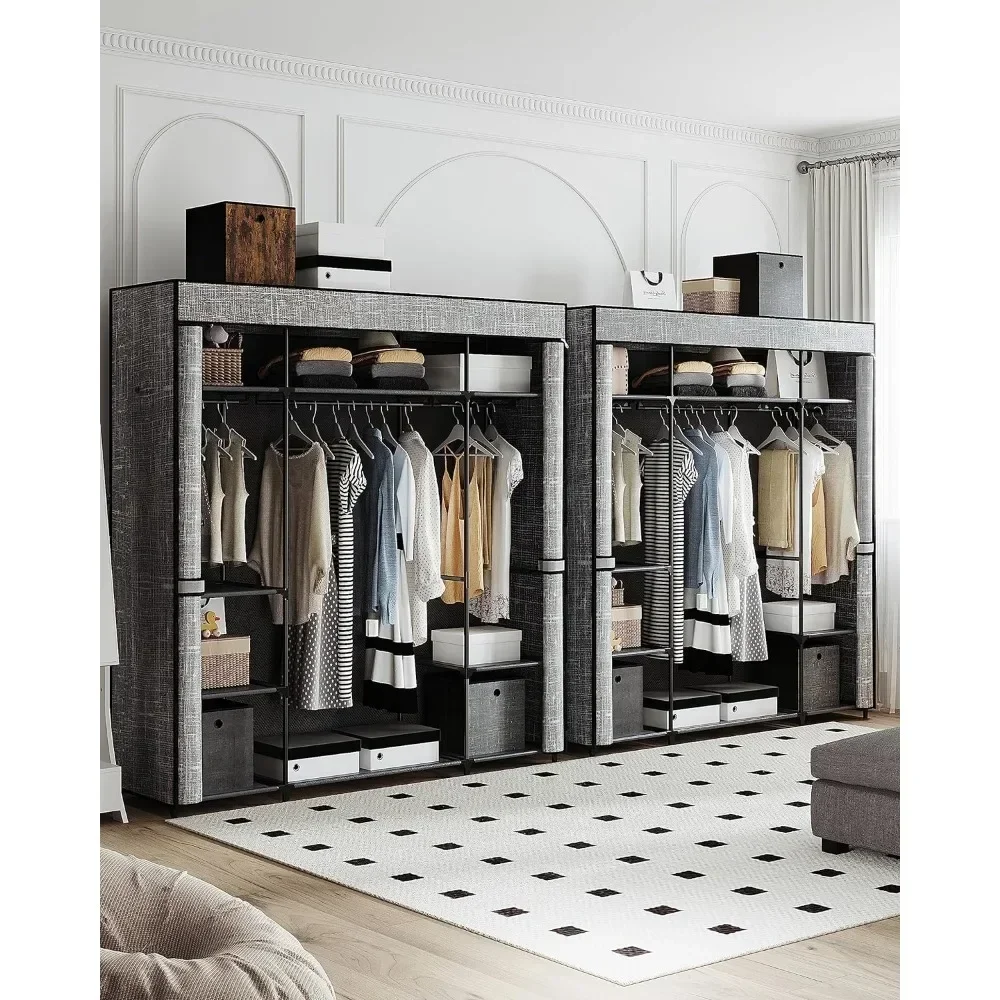 Шкаф-гардероб, 64,5-дюймовый п – обзор и цена Wardrobe Closet Portable Fabric Cover