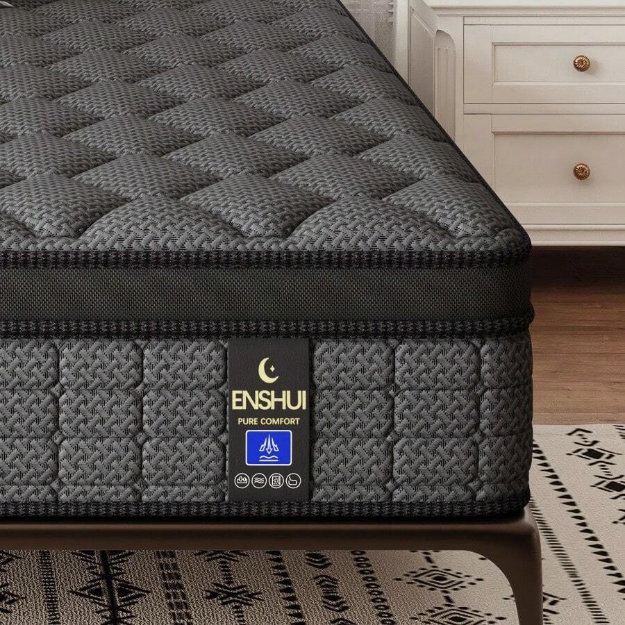 Гибридный матрас размером 12/1 – обзор и цена Memory Foam Mattress In A Box Queen