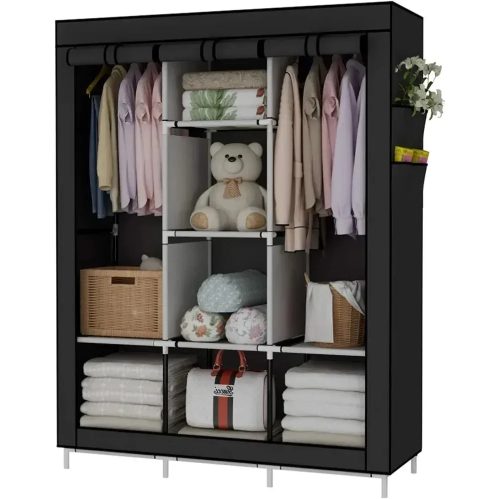 Портативный гардероб-органайзе – обзор и цена Wardrobe Closet Portable Fabric Cover